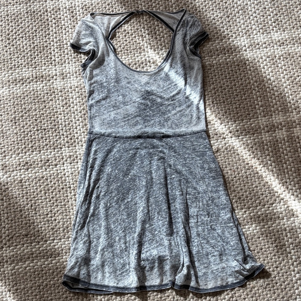 American Eagle Outfitters Gray Mini Dress